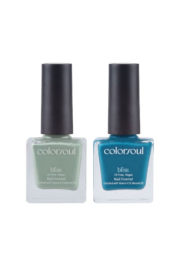 Bliss Nail Enamel - Smog , Teal Delight, (B17 ,B21)