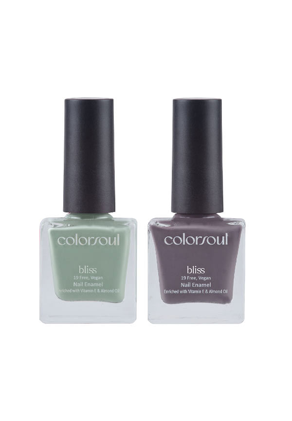 Bliss Nail Enamel - Smog , Grey Crest, (B17 ,B23)