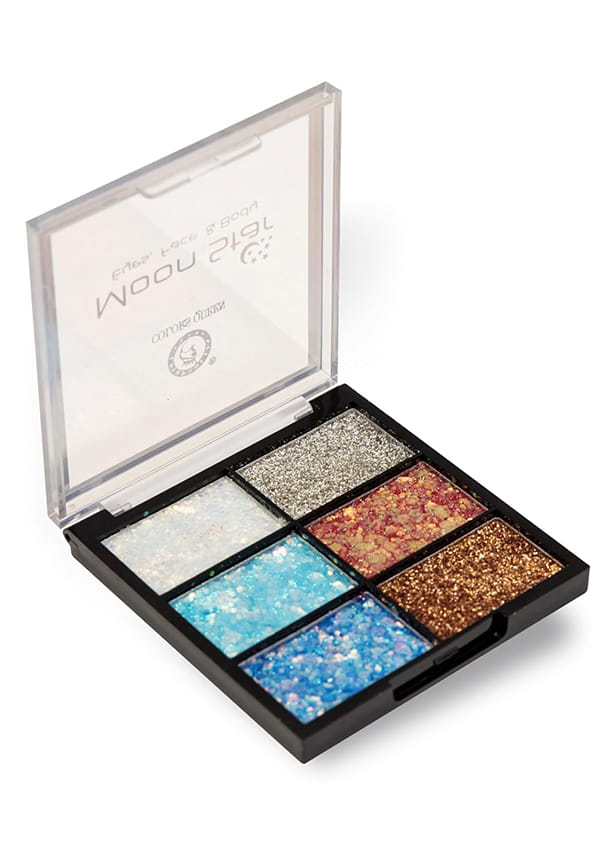 Moon Star 6 Color Glitter Eyeshadow Palette