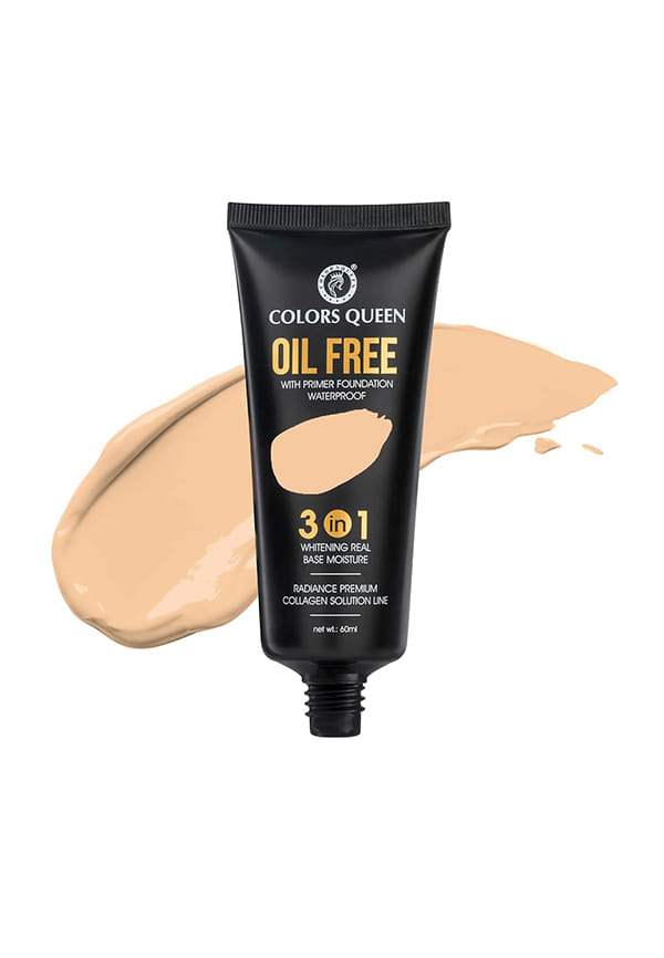 3 in 1 Oil Free Foundation for Face Makeup