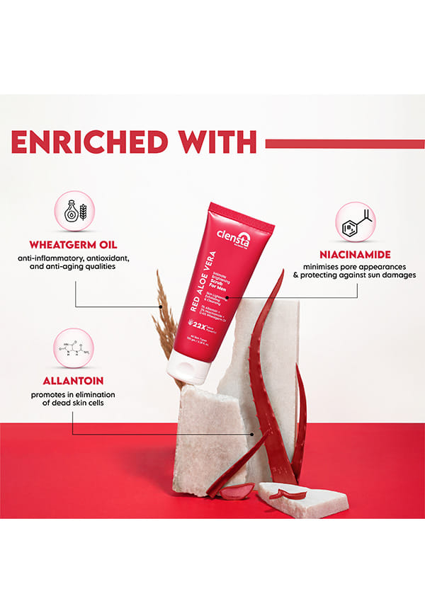Red Aloe Vera Intimate Brightening Scrub For Men – thumbnail 4