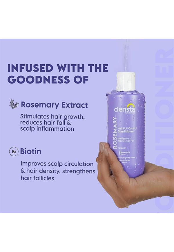 Rosemary Hair Fall Control Conditioner With Rosemary & Biotin – thumbnail 5