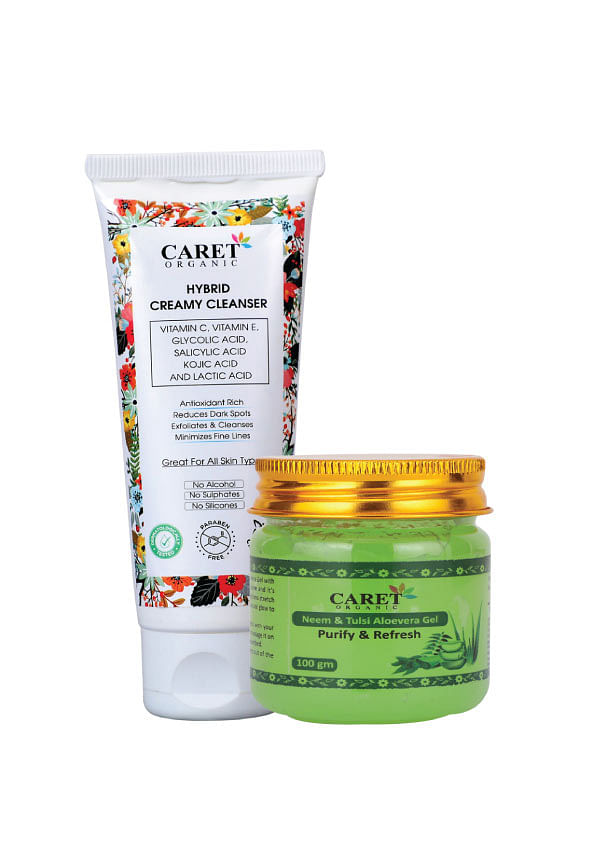 Hybrid Face Wash And Neem Tulsi Aloevera Gel