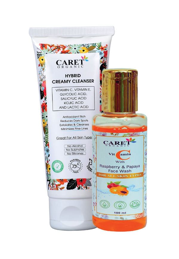 Hybrid Face Wash And Vitamin C Face Eash