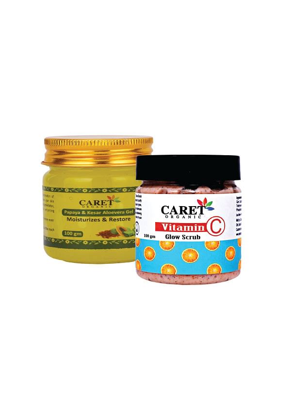 Kesar Aloevera Gel And Vitamin C Scrub