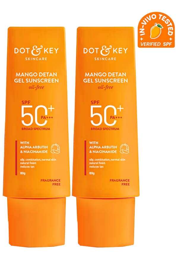Mango Detan Gel Sunscreen (Pack Of 2)