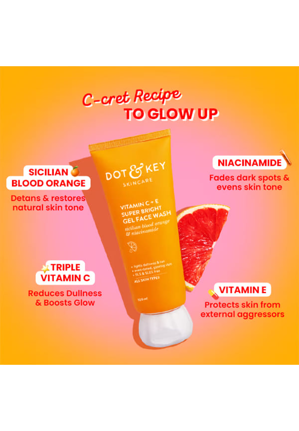 Vitamin C + E Super Bright Gel Face Wash – thumbnail 3
