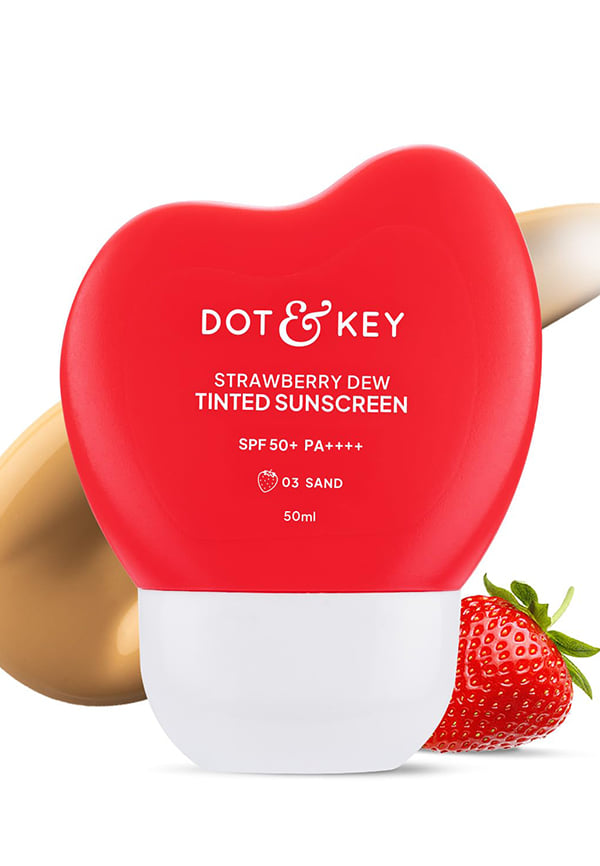 Strawberry Dew Tinted Sunscreen, In-Vivo Tested SPF 50+ PA++++ Strawberry Dew Tinted Sunscreen, In-Vivo Tested SPF 50+ PA++++