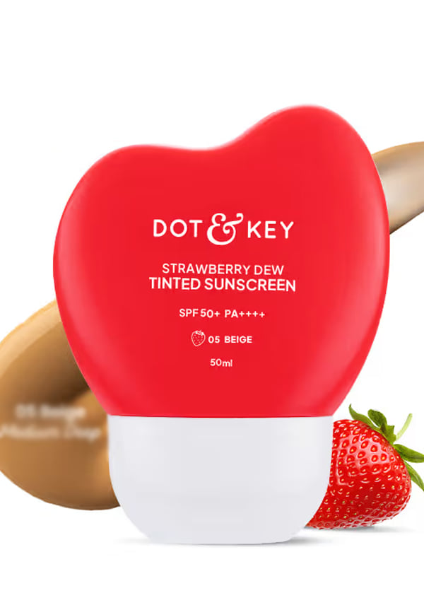 Strawberry Dew Tinted Sunscreen, In-Vivo Tested SPF 50+ PA++++ Strawberry Dew Tinted Sunscreen, In-Vivo Tested SPF 50+ PA++++
