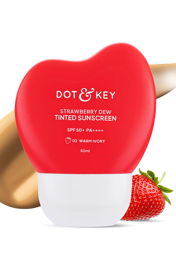 Strawberry Dew Tinted Sunscreen, In-Vivo Tested SPF 50+ PA++++ Strawberry Dew Tinted Sunscreen, In-Vivo Tested SPF 50+ PA++++