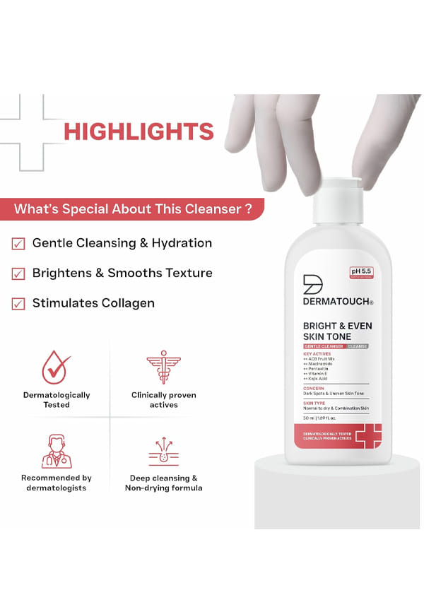 Bright & Even Skin Tone Gentle Cleanser – thumbnail 3