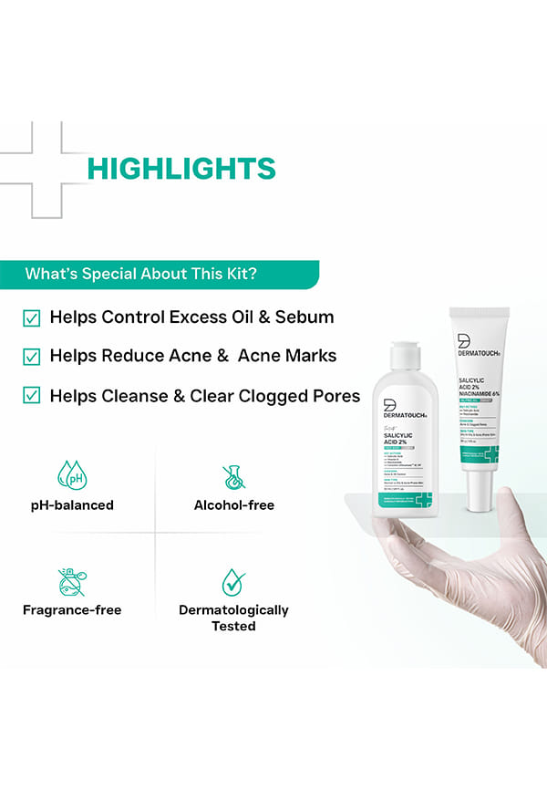 Acne Clear Duo | Salicylic Acid 2% Face Wash + Niacinamide 6% Acne Gel – thumbnail 4