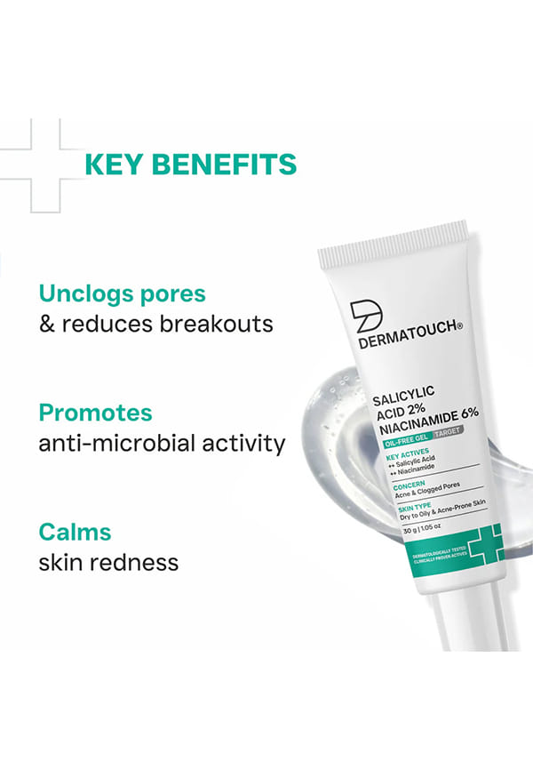 Acne Control Value Kit | Salicylic Acid 2% Face Wash + Niacinamide 6% Acne Gel + Moisturiser – thumbnail 3