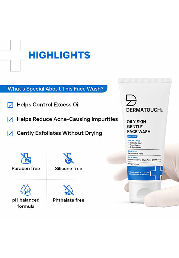 Oily Skin Gentle Face Wash with Salicylic Acid & AcneBusters Daily Cleanser – thumbnail 3