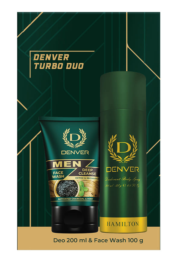 Men Turbo Duo Pack (facewash+deo)