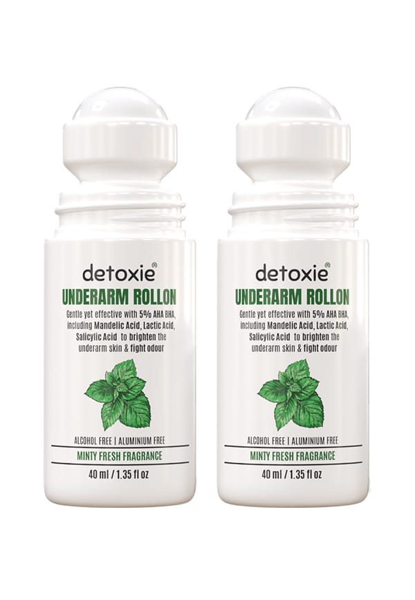 5% AHA BHA Underarm Lightening Deo Roll On | Men & Women | Minty Fresh Fragrance