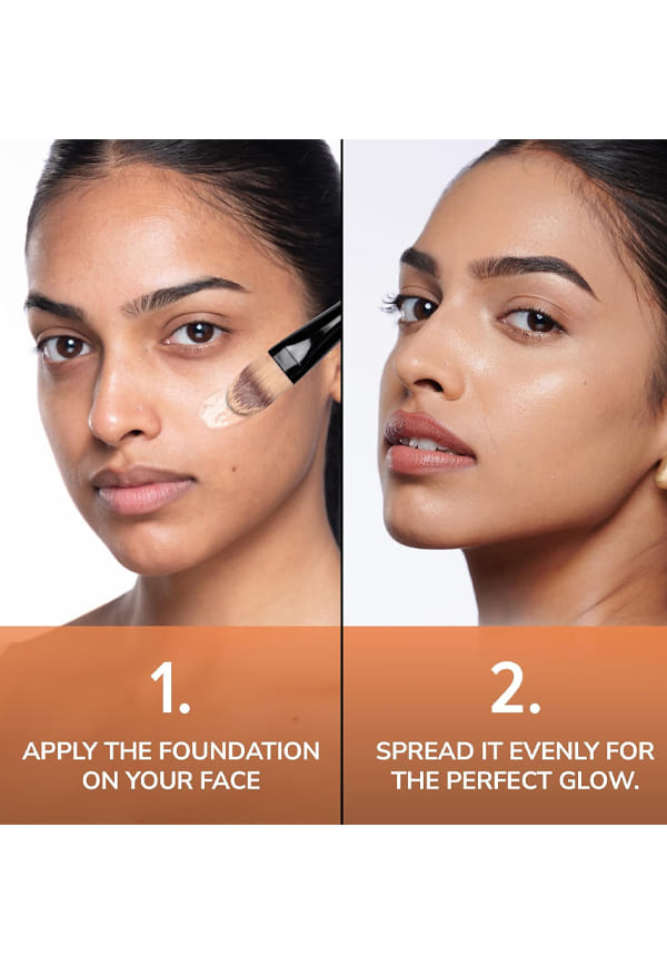 Longwear Weightless Foundation Matte Finish SPF15 - 304 Golden Caramel – thumbnail 4