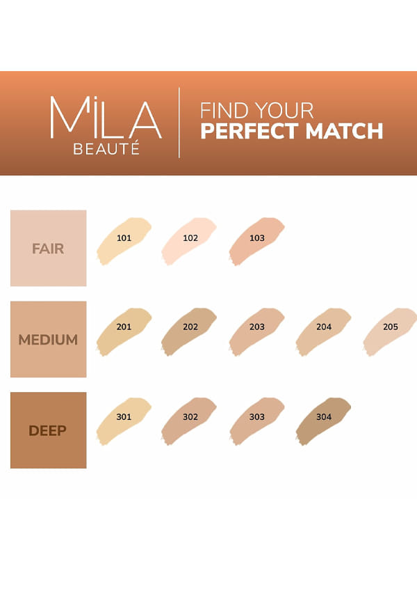 Longwear Weightless Foundation Matte Finish SPF15 - 304 Golden Caramel – thumbnail 5