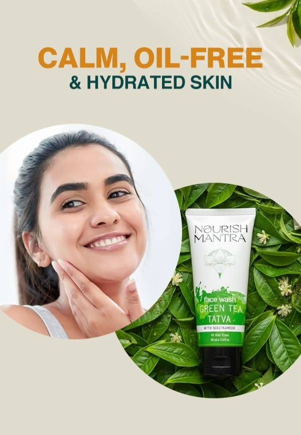Green Tea Tatva Face Wash to Remove Dead Skin Cells & Build Up - 50 ml – thumbnail 4