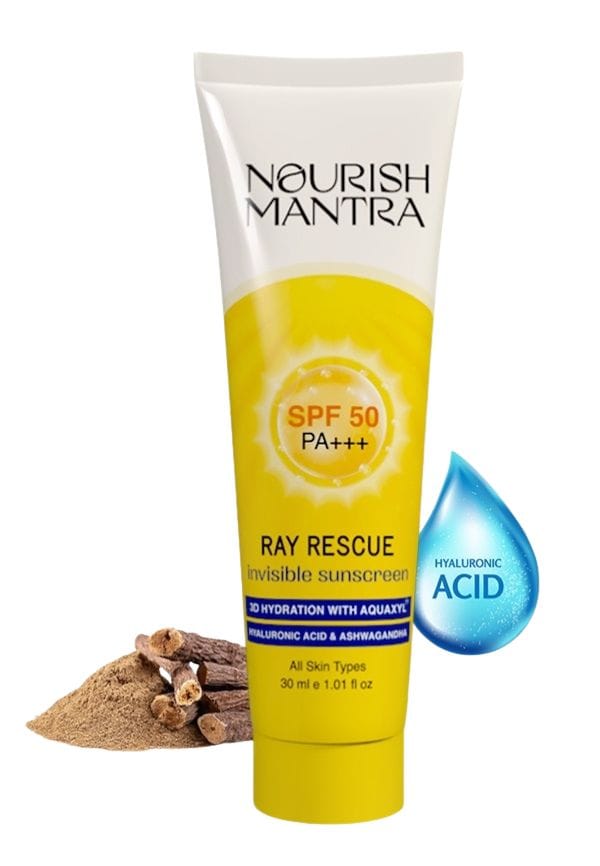 Ray Rescue Sunscreen for UV Protection & Zero White Cast - 30 ml Ray Rescue Sunscreen for UV Protection & Zero White Cast - 30 ml