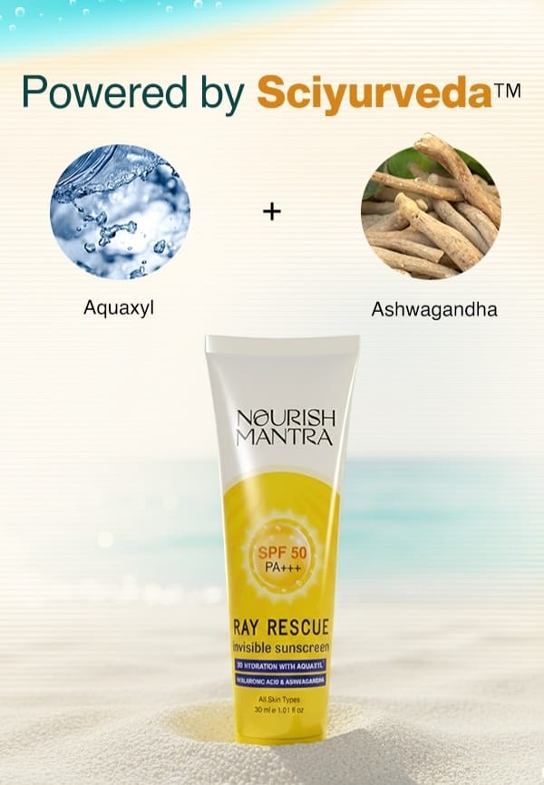Ray Rescue Sunscreen for UV Protection & Zero White Cast - 30 ml – thumbnail 3