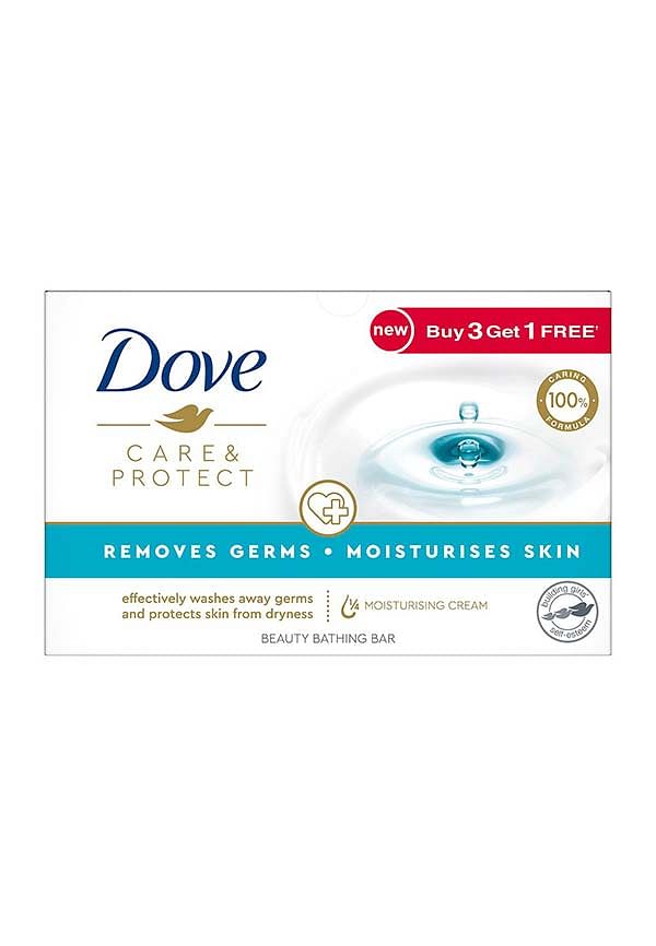 Care & Protect Moisturising Cream Beauty Bathing Bar (Buy 3 & Get 1 Free)