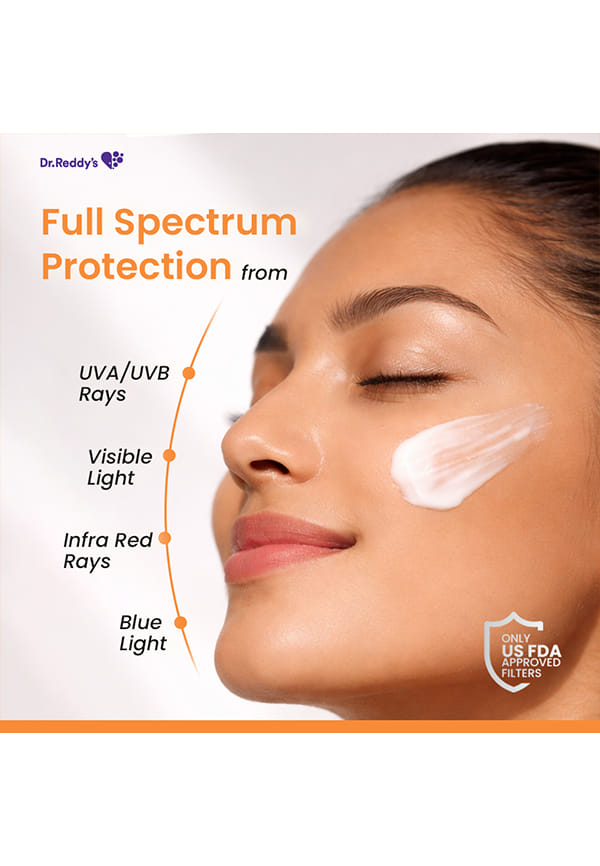 Mineral sunscreen SPF65I Full spectrum protection I UVA UVB Blue light protect I with Anti-oxidant – thumbnail 4