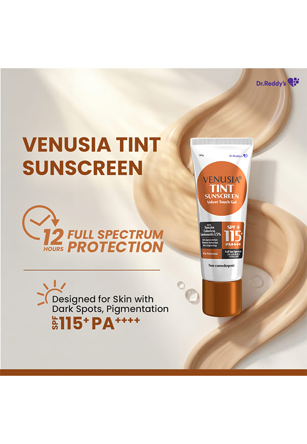 Tinted sunscreen SPF115I Full spectrum protection I UVA UVB Blue light protect – thumbnail 2