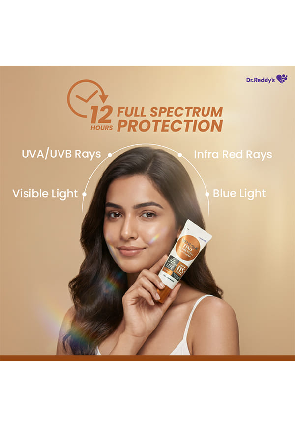 Tinted sunscreen SPF115I Full spectrum protection I UVA UVB Blue light protect – thumbnail 4