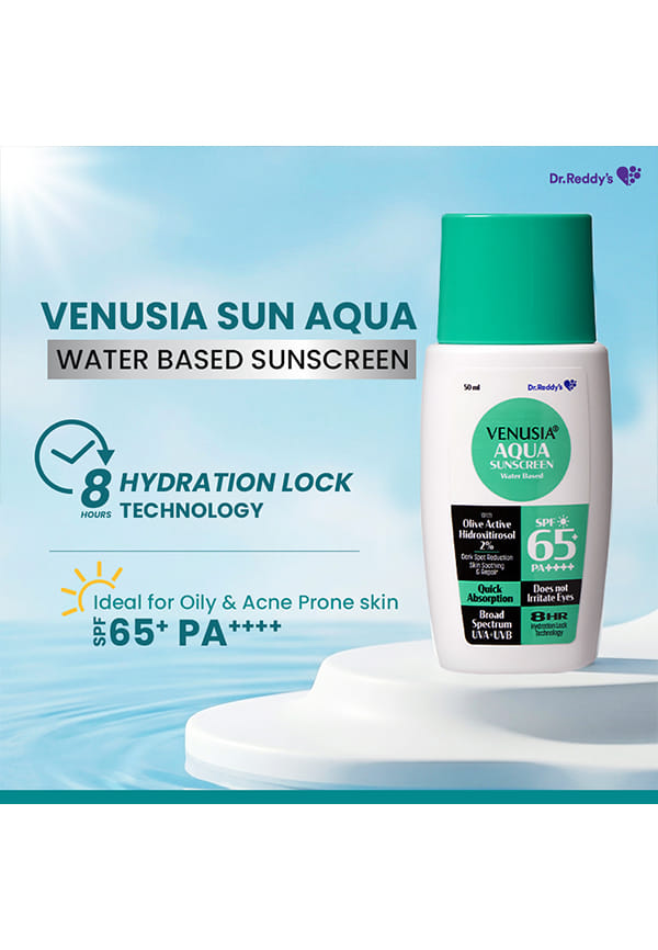 Water based sunscreen I SPF 65 I 8hrs hydration lock I UVA UVB protection – thumbnail 2