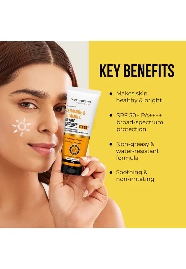 Ceramide & Vitamin C Sunscreen Oil Free – thumbnail 2