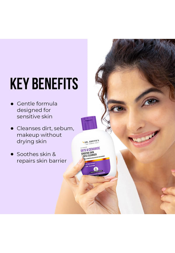 Oat & Ceramide Sensitive Skin Gentle Cleanser – thumbnail 3