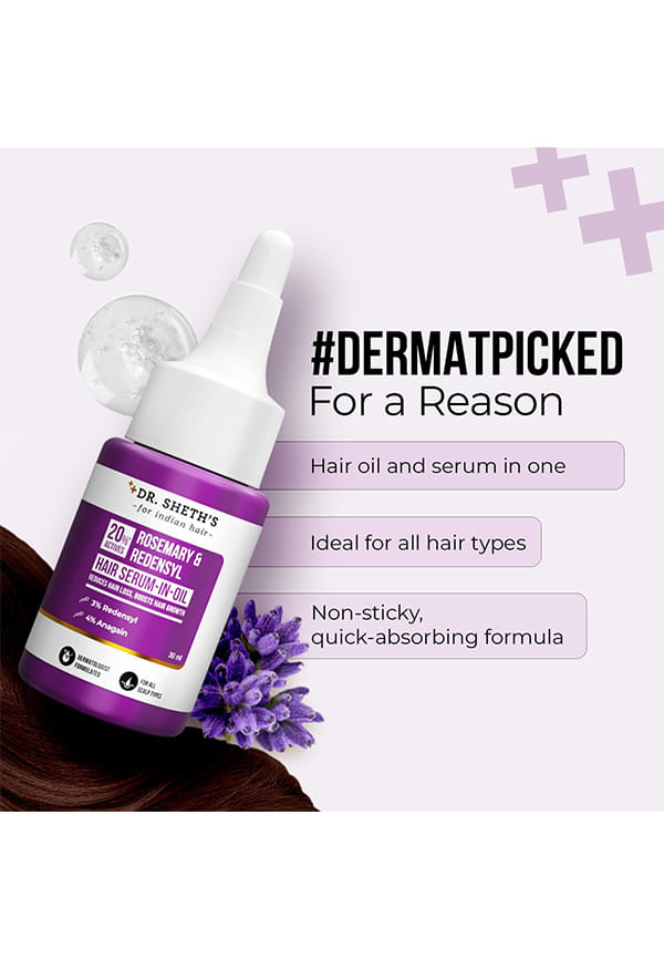 Rosemary & Redensyl Hair Serum in Oil – thumbnail 3