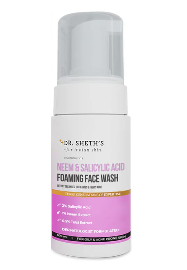 Neem and Salicylic Acid Foaming Facewash