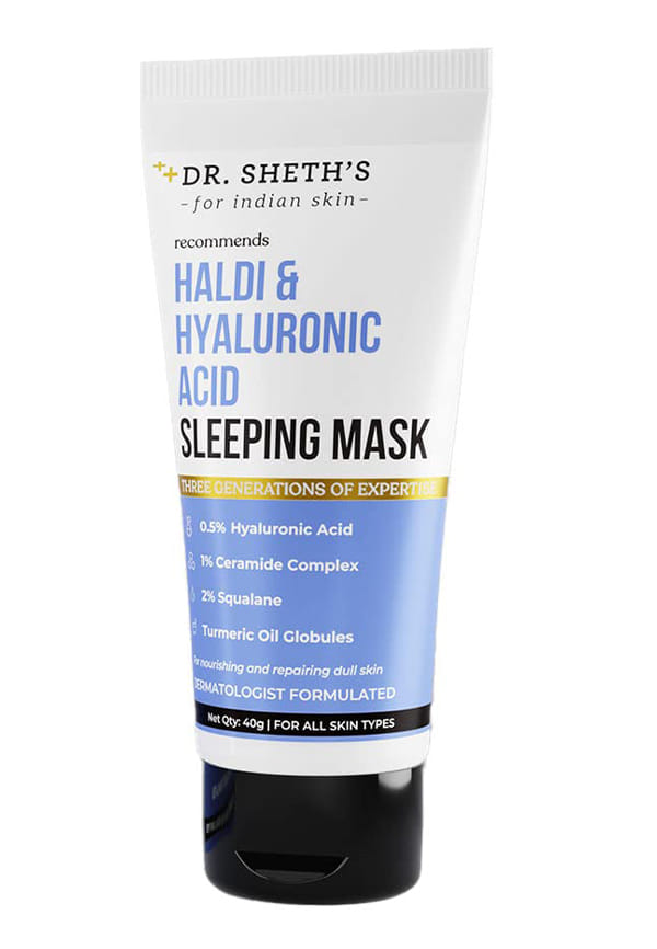 Haldi and Hyaluronic Acid Sleeping Mask