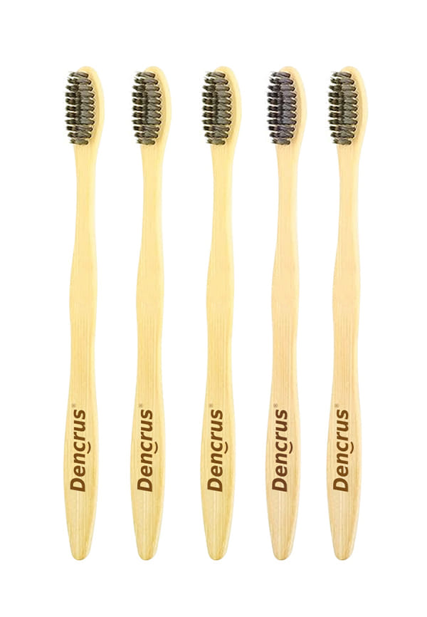 Natural Clean Bamboo Toothbrush | Charcoal Activated Soft Bristles