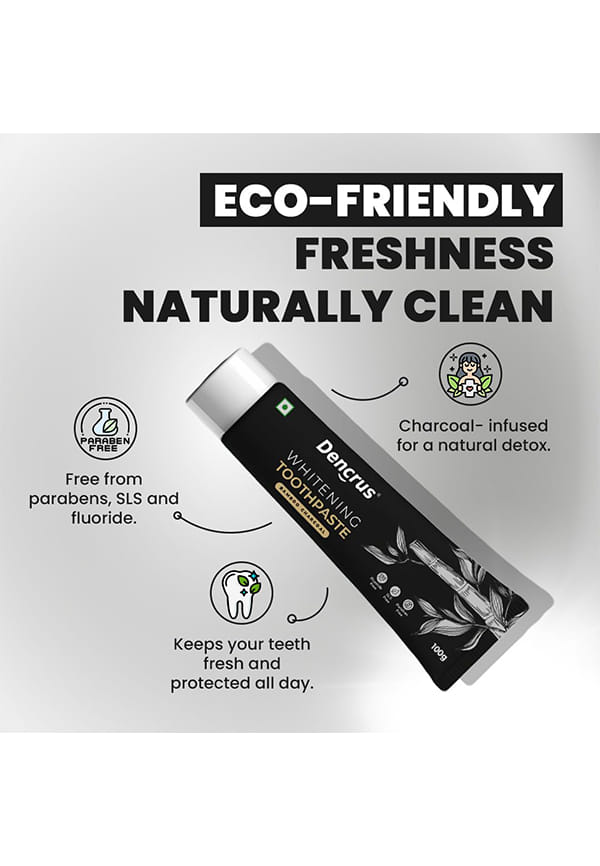 Charcoal & Mint Toothpaste Combo | Fluoride-Free – thumbnail 2