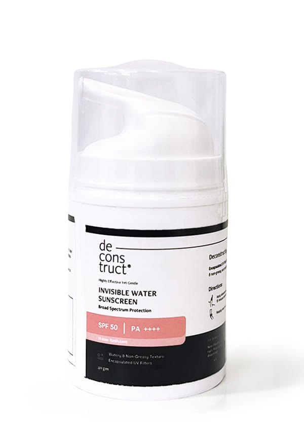 Invisible Water Sunscreen SPF 50 PA+++ With Encapsulated UV Filter Technology