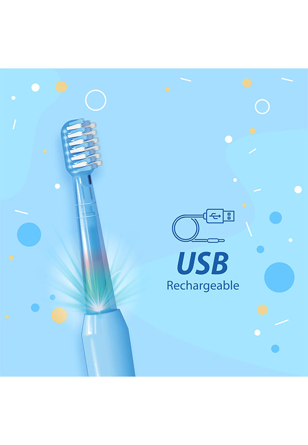 Sonic Plus Electric Toothbrush for kids (Ages 3+) – thumbnail 4