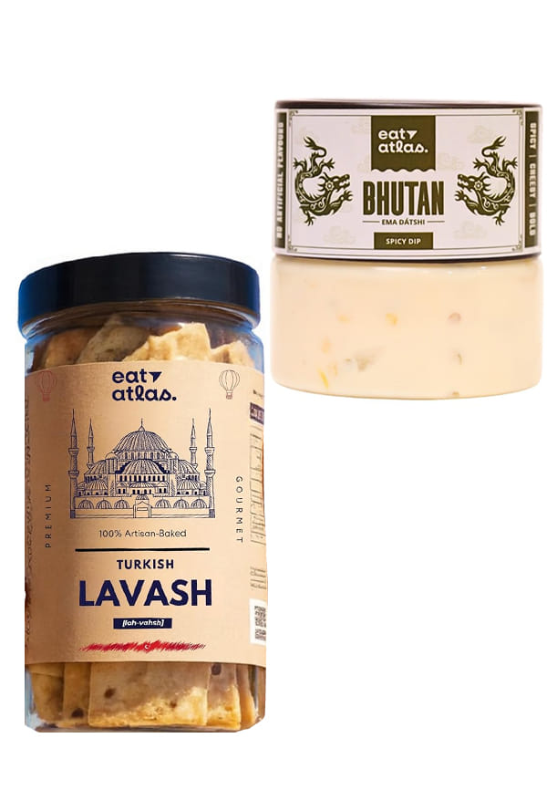 Bhutan’s Ema Datshi with Lavash Chips