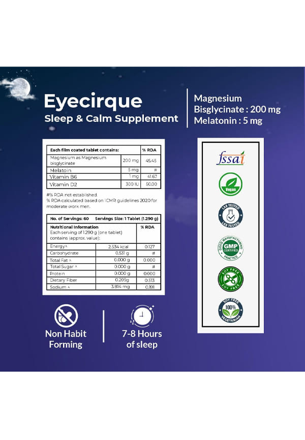 Eyecirque Melatonin Sleep Aid Tablets – thumbnail 6