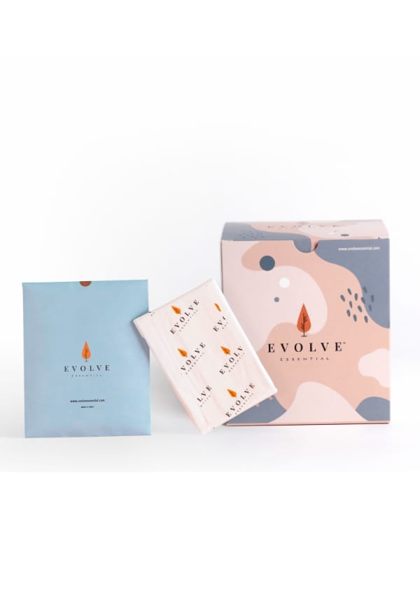 Premium Acrobat Cotton Sanitary Napkins - Medium Flow Pack (L)