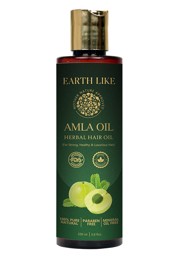 Amla Hair Oil with Cold-Pressed Amla Extract & Sesame Seed Oil