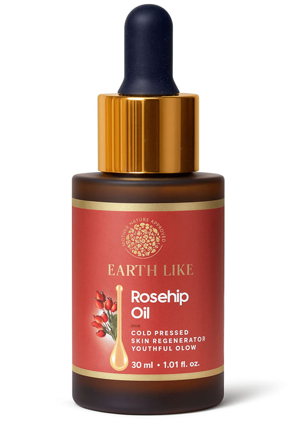 Pure Cold-Pressed Rosehip Oil for Hair & Skin