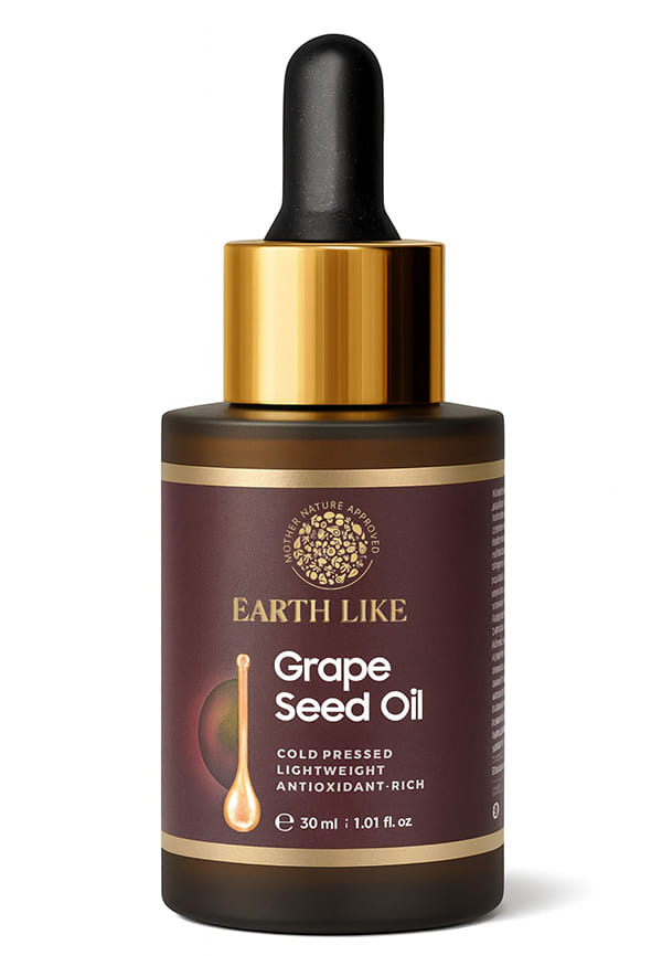Pure Cold-Pressed Grapeseed Oil for Hair & Skin