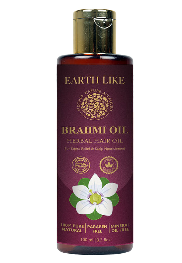 Brahmi Hair Oils with Cold-Pressed