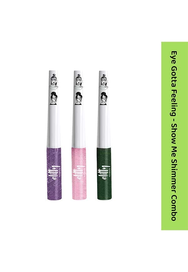 Eye Gotta Feeling - Show Me Shimmer Eyeliner Combo (Lucid Dreaming- Purple, Space Goddess- Pink, Power Move- Green ) – thumbnail 2