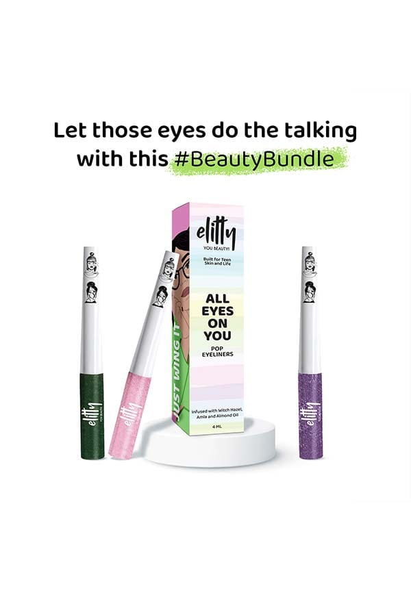 Eye Gotta Feeling - Show Me Shimmer Eyeliner Combo (Lucid Dreaming- Purple, Space Goddess- Pink, Power Move- Green ) – thumbnail 3