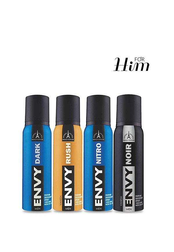 Dark, Rush, Nitro and Noir Deo Combo
