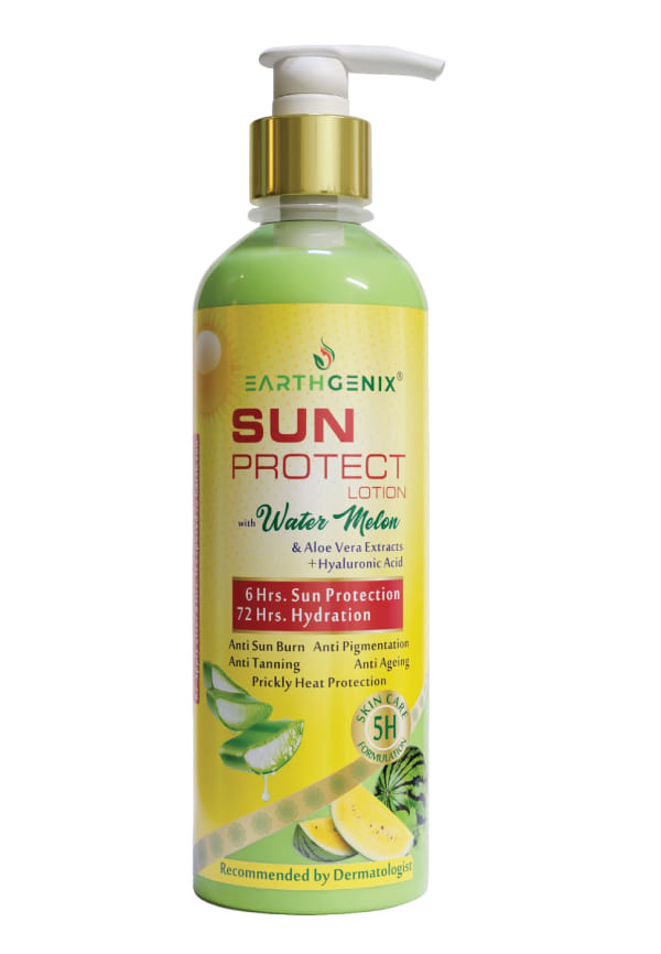 Sun Protect Lotion with Water Melon & Aloe Vera Extracts + Hyaluronic Acid
